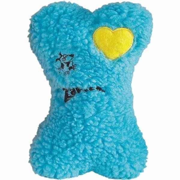 Pet Pals Pet Pals ZW377 19 Zanies Embroidered Berber Bone 8 In Blue ZW377 19